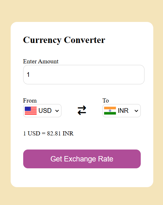 Currency Converter project
